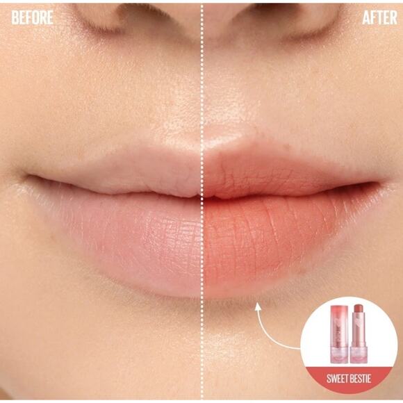 NIB KAJA Love Blur Semi-Matte Hydrating Lip Balm 02 SWEET BESTIE K-BEAUTY SKIN - Picture 11 of 14